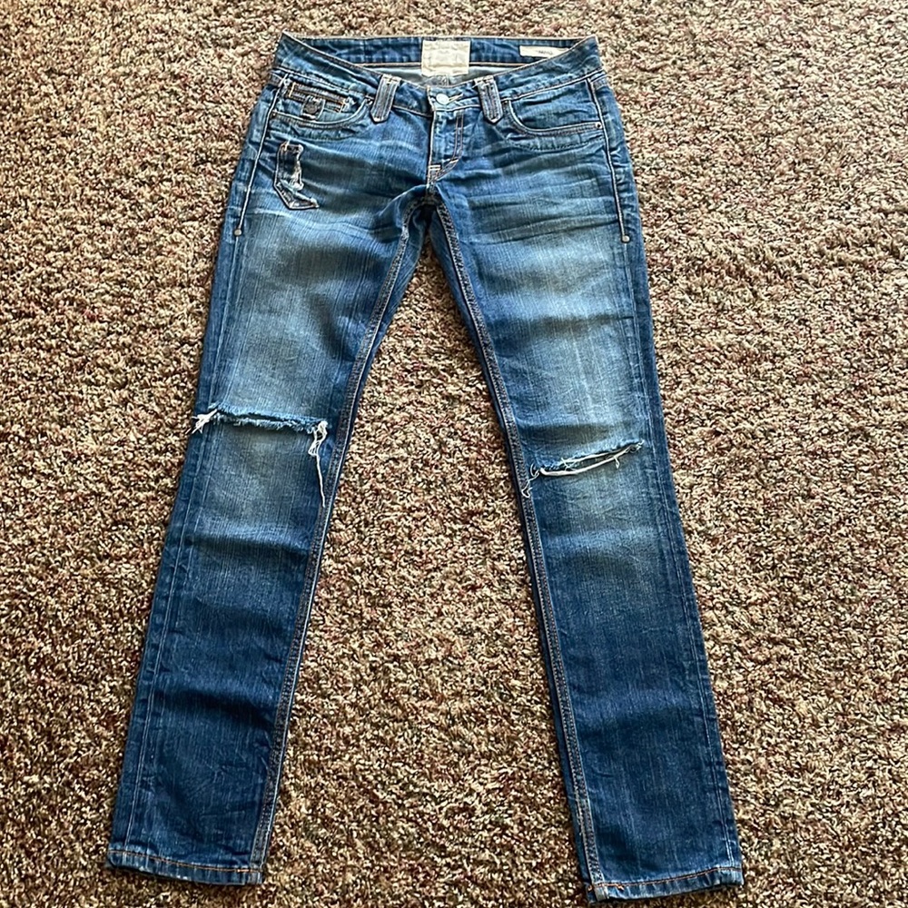 Taverniti So Jeans Distressed Blue Women’s Skinny Jeans